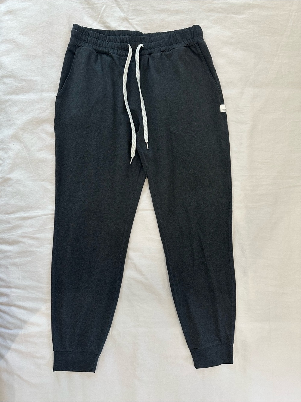 Vuori Halo Knit Black Heather Performance Joggers